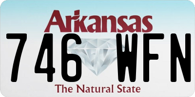 AR license plate 746WFN