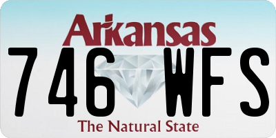 AR license plate 746WFS