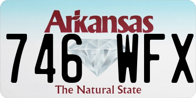 AR license plate 746WFX
