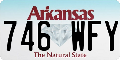AR license plate 746WFY