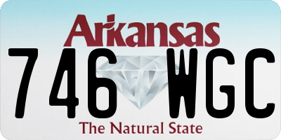 AR license plate 746WGC