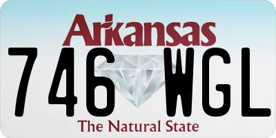 AR license plate 746WGL