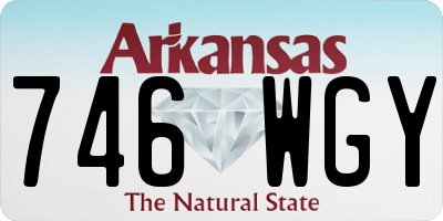AR license plate 746WGY