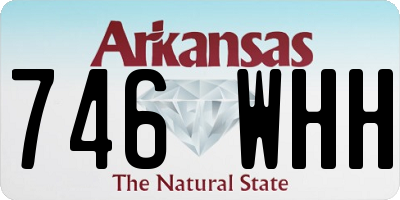 AR license plate 746WHH