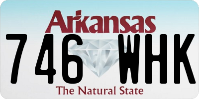 AR license plate 746WHK