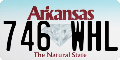 AR license plate 746WHL