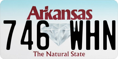 AR license plate 746WHN