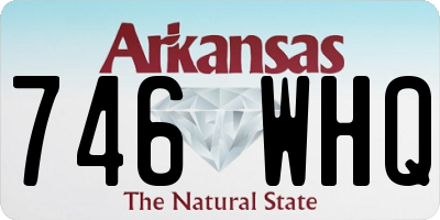 AR license plate 746WHQ