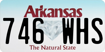 AR license plate 746WHS