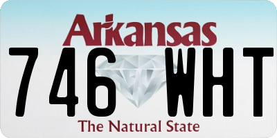 AR license plate 746WHT