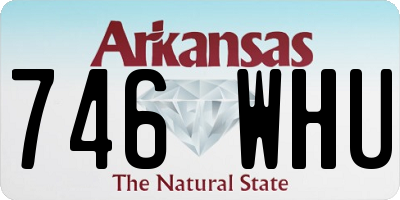 AR license plate 746WHU