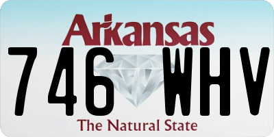 AR license plate 746WHV