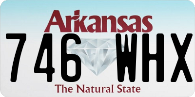 AR license plate 746WHX