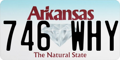 AR license plate 746WHY
