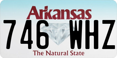 AR license plate 746WHZ