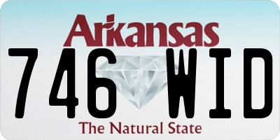 AR license plate 746WID