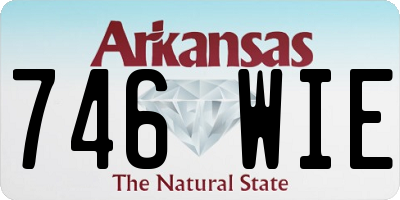 AR license plate 746WIE