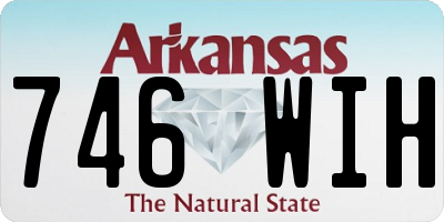 AR license plate 746WIH