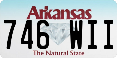 AR license plate 746WII