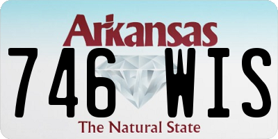 AR license plate 746WIS