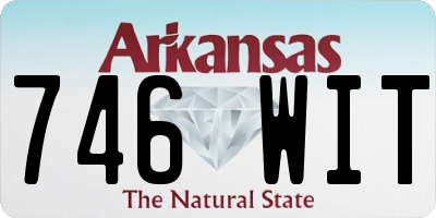 AR license plate 746WIT