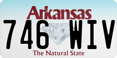AR license plate 746WIV