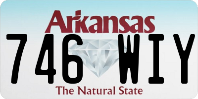 AR license plate 746WIY