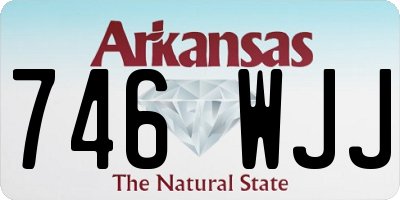AR license plate 746WJJ