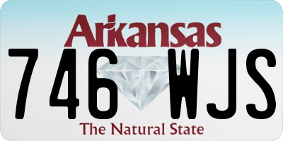 AR license plate 746WJS