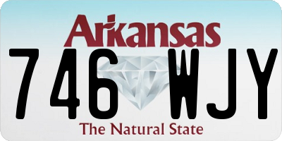 AR license plate 746WJY