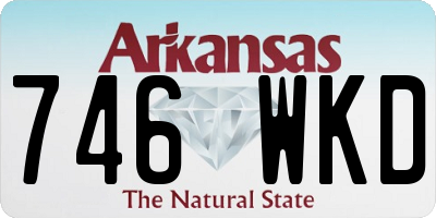 AR license plate 746WKD