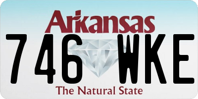AR license plate 746WKE