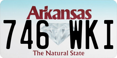 AR license plate 746WKI