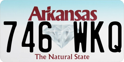AR license plate 746WKQ