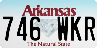 AR license plate 746WKR