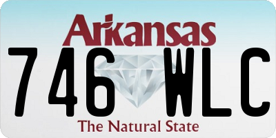 AR license plate 746WLC