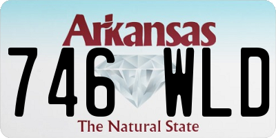 AR license plate 746WLD
