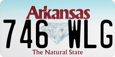 AR license plate 746WLG