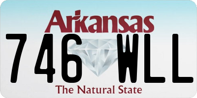 AR license plate 746WLL