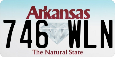 AR license plate 746WLN