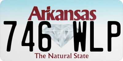 AR license plate 746WLP