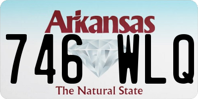 AR license plate 746WLQ