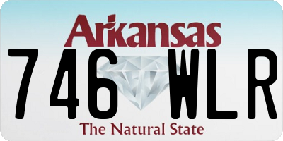 AR license plate 746WLR