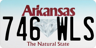 AR license plate 746WLS
