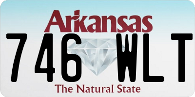 AR license plate 746WLT