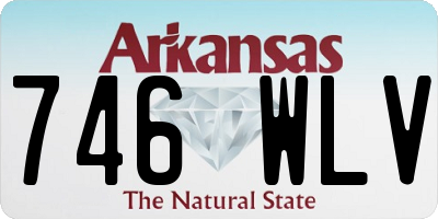 AR license plate 746WLV