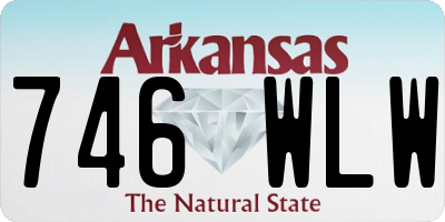 AR license plate 746WLW