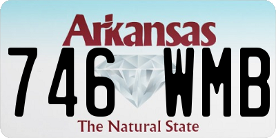 AR license plate 746WMB