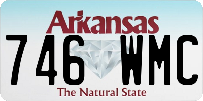 AR license plate 746WMC