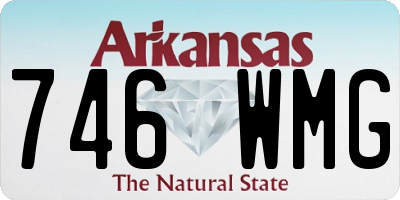AR license plate 746WMG
